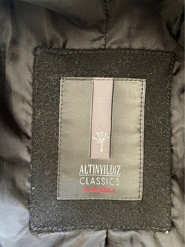 Altınyıldız siyah 50 drop kaşe kaban - Görsel 3