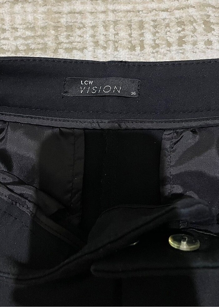 LCW siyah 36 beden kumaş pantolon - Görsel 4