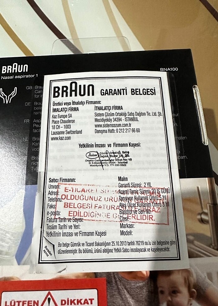 Braun burun aspiratörü - Görsel 5