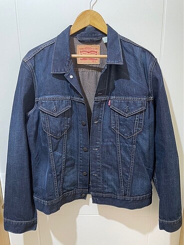 Orijinal Levis marka L beden kot ceket