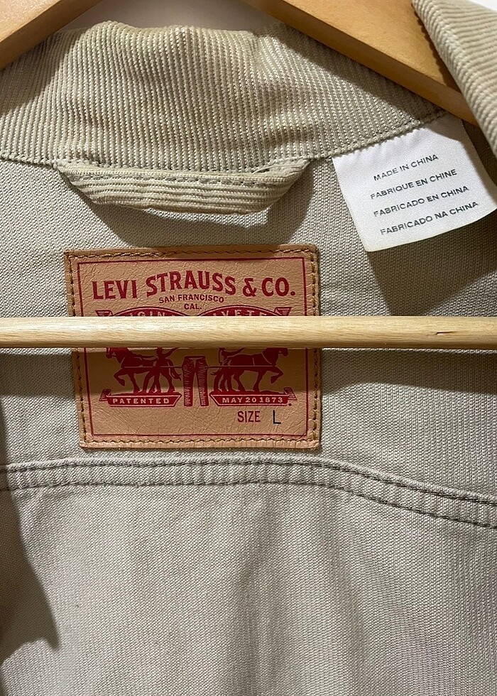 Levis marka L beden ceket - Görsel 2