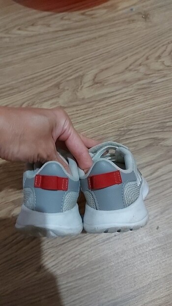 25 Beden gri Renk Adidas marka 25 numara orijinal spor ayakkabı 