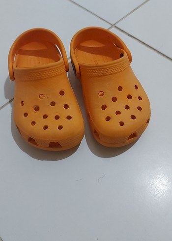 unisex kız erkek çocukları için turuncu terlik