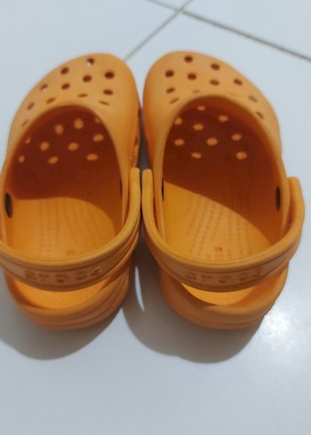 27 Beden unisex kız erkek çocukları için turuncu terlik