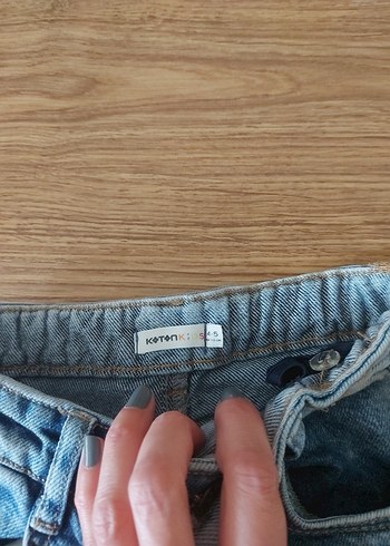 Erkek Çocuk Bağcıklı Geniş Kesim Batik Desenli Kot Pantolon