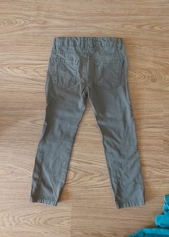 4 Yaş Beden haki Renk Erkek Çocuk Gri Regular Fit Denim Pantolon