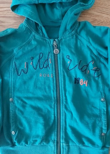 Diğer Kapüşonlu Fermuarlı Erkek Çocuk Sweatshirt