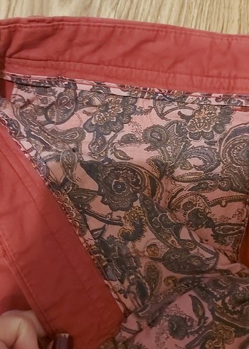 taba renk kadın Şort - Görsel 3