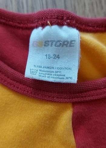 Kırmızı ve Sarı Baskılı Çocuk tşört - Görsel 2