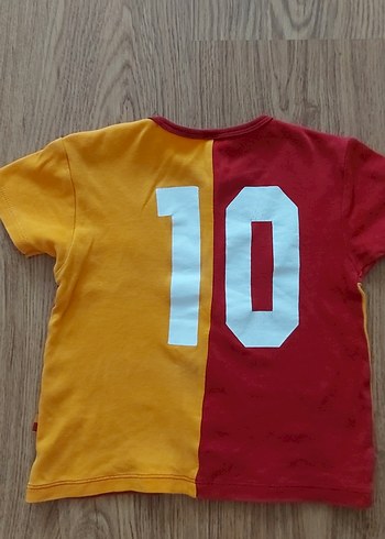 Kırmızı ve Sarı Baskılı Çocuk tşört - Görsel 5