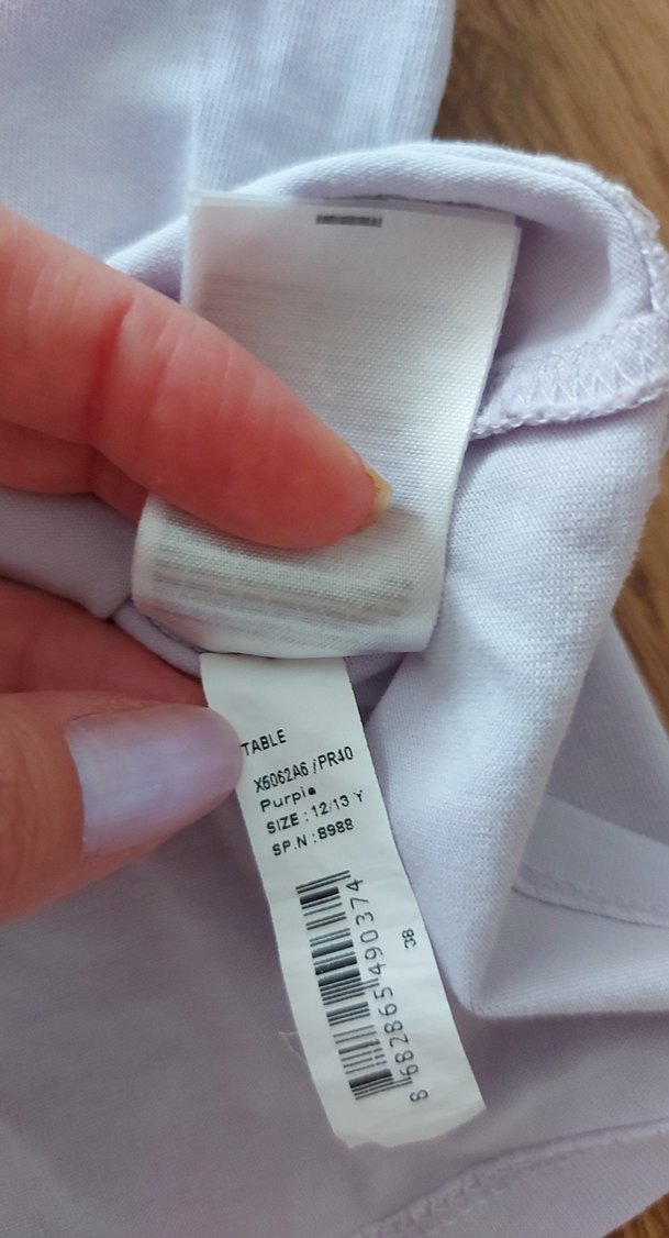 lila Renkli Kız Çocuk Atlet tşört - Görsel 4