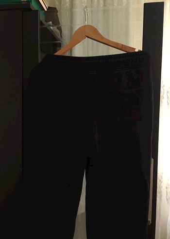 Kadın Siyah Yırtmaçlı Spor Pantolon - Görsel 3