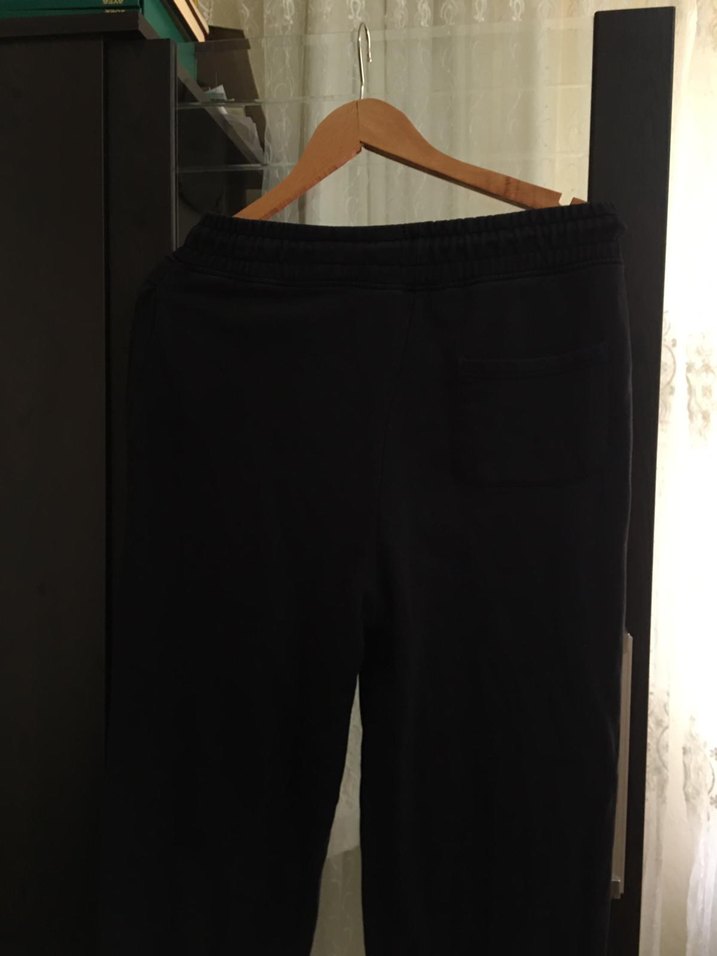 Kadın Siyah Yırtmaçlı Spor Pantolon - Görsel 3