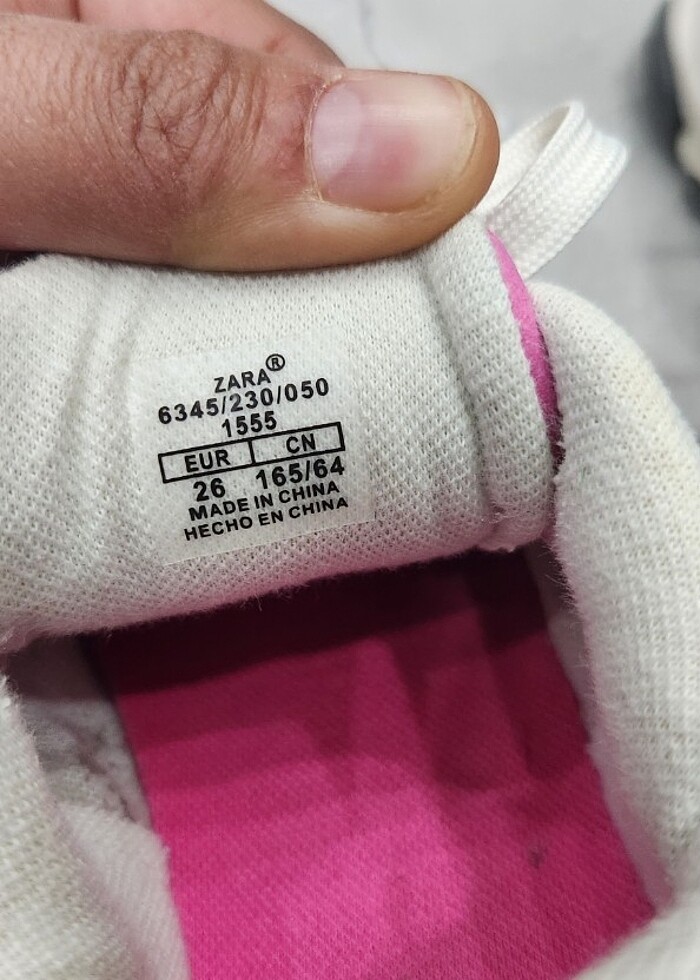 Zara çocuk ayakkabı  - Görsel 2