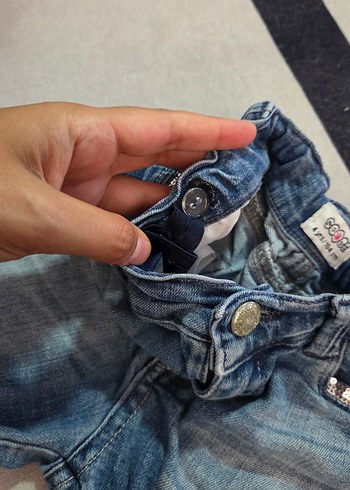 Kız cocuk kot şort - Görsel 3