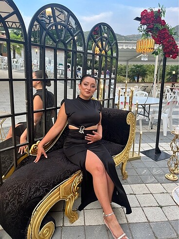 Uzun şık abiye - Görsel 2