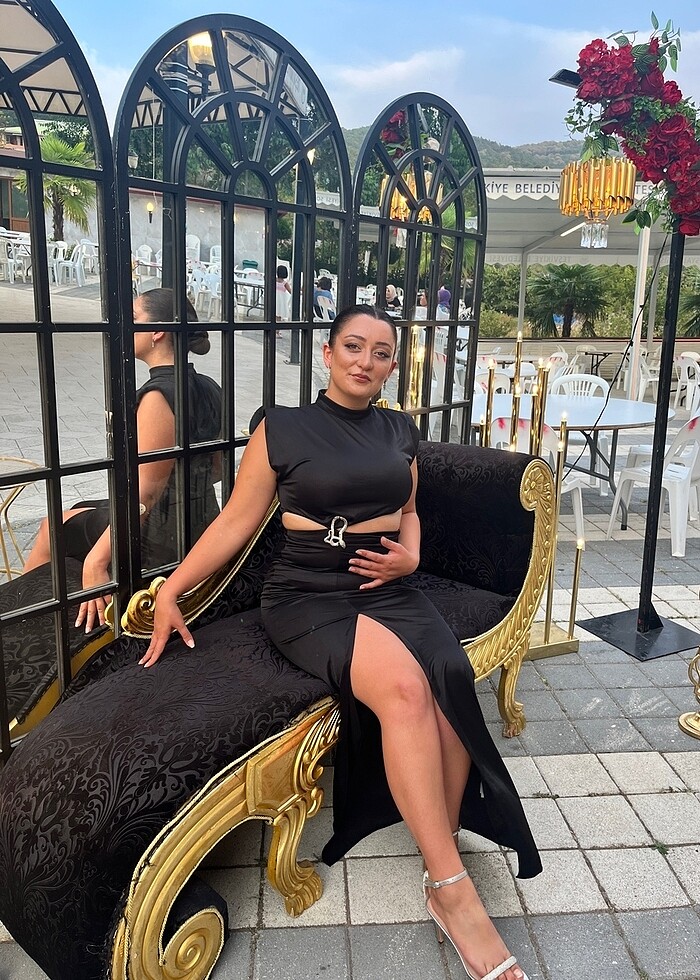 Uzun şık abiye - Görsel 2