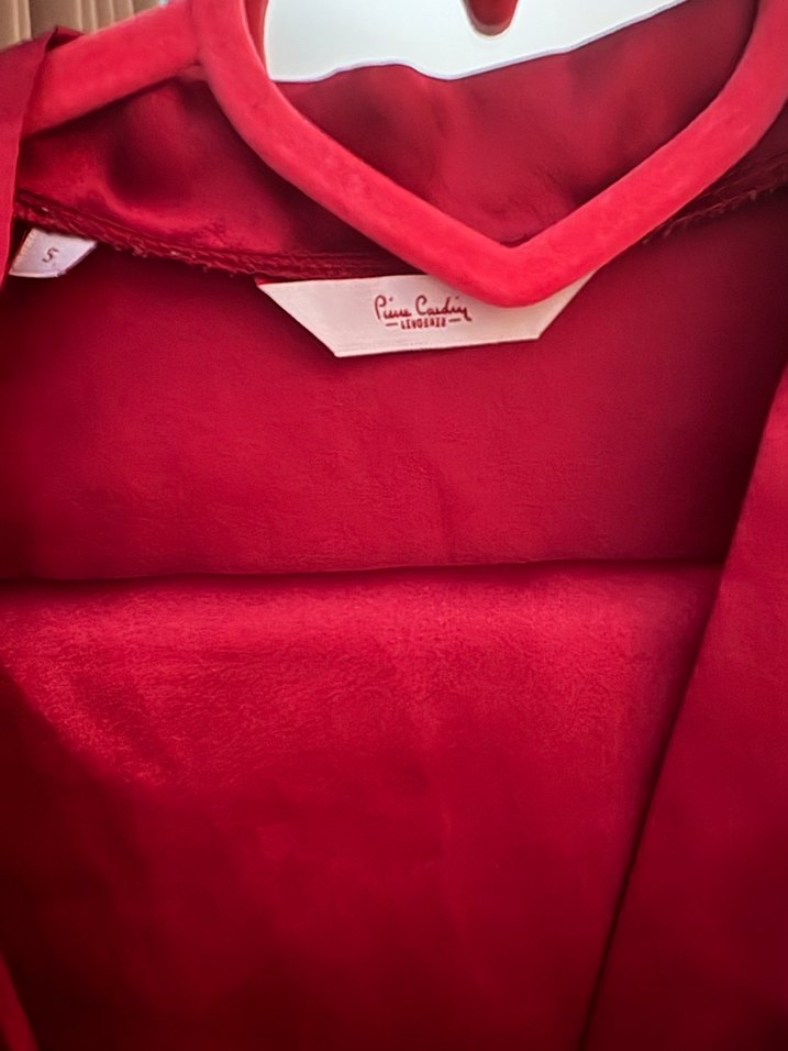 Bordo Vintage Bohem Uzun Kollu Kadın Elbise - Görsel 3