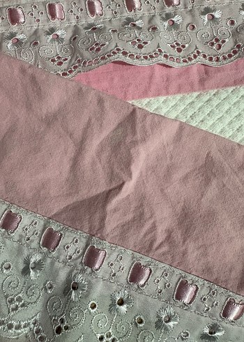 Pembe Nakışlı Bebek Uyku Seti - Görsel 2