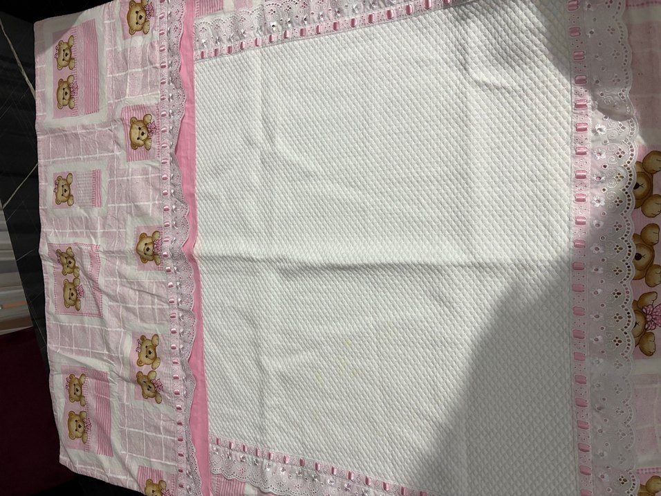 Pembe Nakışlı Bebek Uyku Seti - Görsel 4