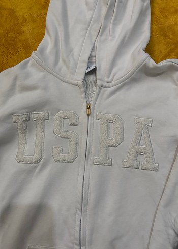 Beyaz Kapüşonlu kız çocuk  Sweatshirt - Görsel 2