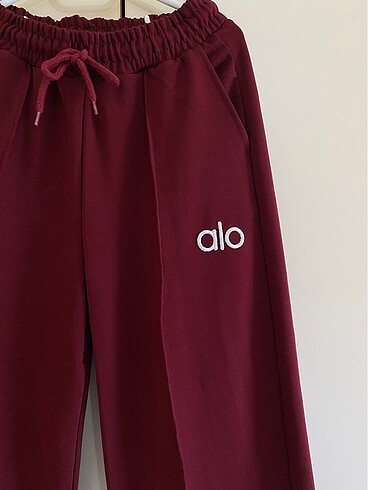 m Beden Alo yoga eşofman altı (bordo)
