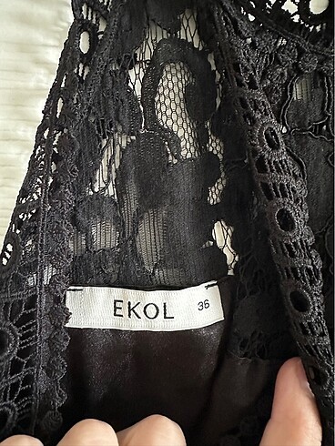 Ekol Halter yakalı elbise