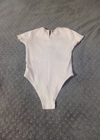 Pembe Kısa Kollu Bebek Kız Body - Görsel 2