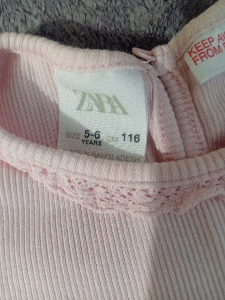 Pembe Kısa Kollu Bebek Kız Body - Görsel 4