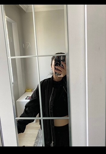 s Beden siyah Renk Pull and bear bomber ceket