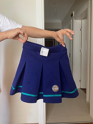 Mavi mini etek X Small