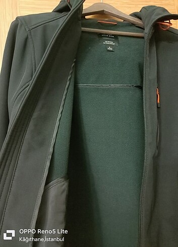Mavi jeans erkek su itici yağmurluk