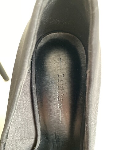 39 Beden Siyah kumaş stiletto