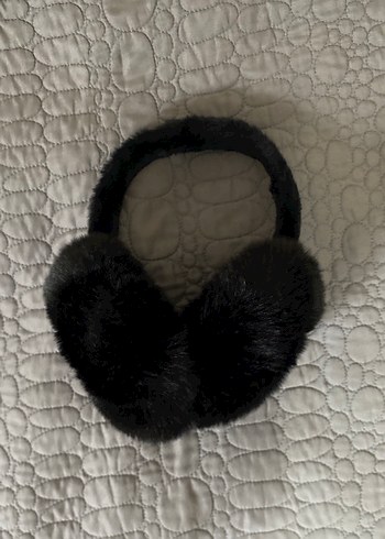 Peluş kulaklık siyah - Görsel 2