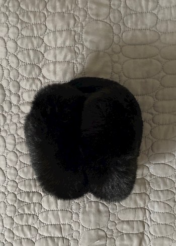 Peluş kulaklık siyah - Görsel 3