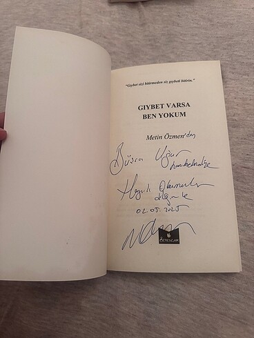 Gıybet varsa ben yokum