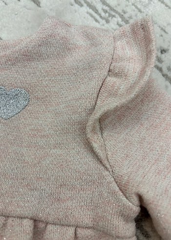 Kız Bebek Düğmeli Bej Hırka - Görsel 4