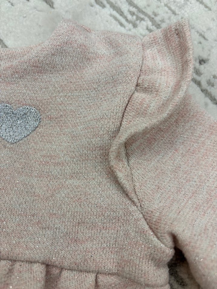 Kız Bebek Düğmeli Bej Hırka - Görsel 4