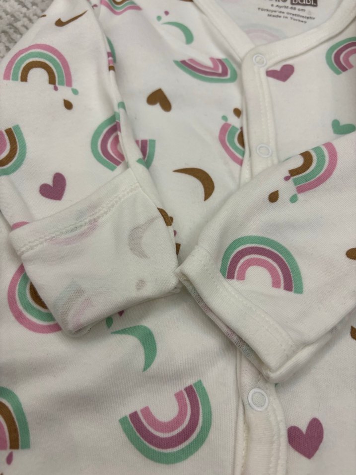 6 ay kız bebek tulum - Görsel 5