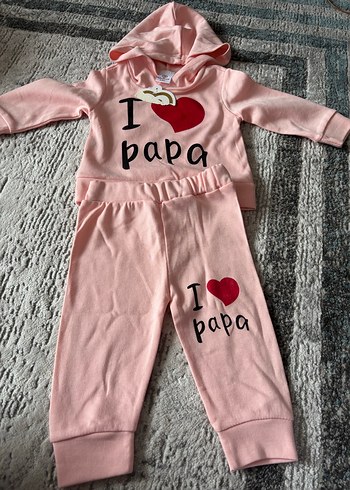 Pembe Kapüşonlu Uzun Kollu Bebek Kıyafet Seti - Görsel 2