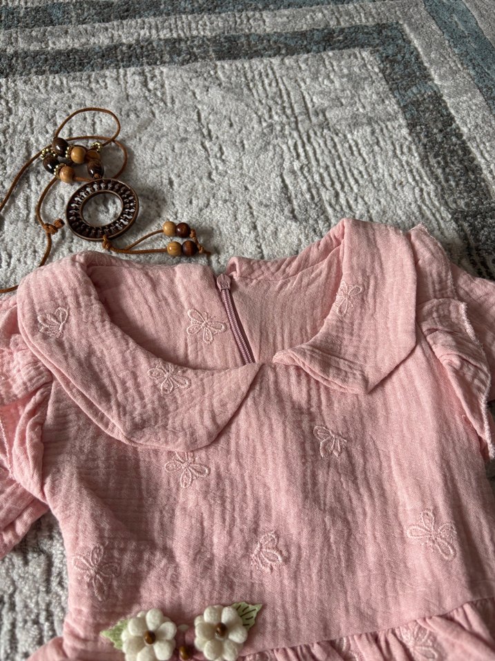 1 yaş kız bebek elbise - Görsel 3