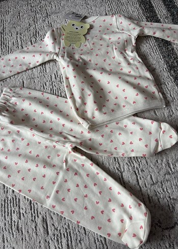 9 ay kız benek ikili takım - Görsel 4