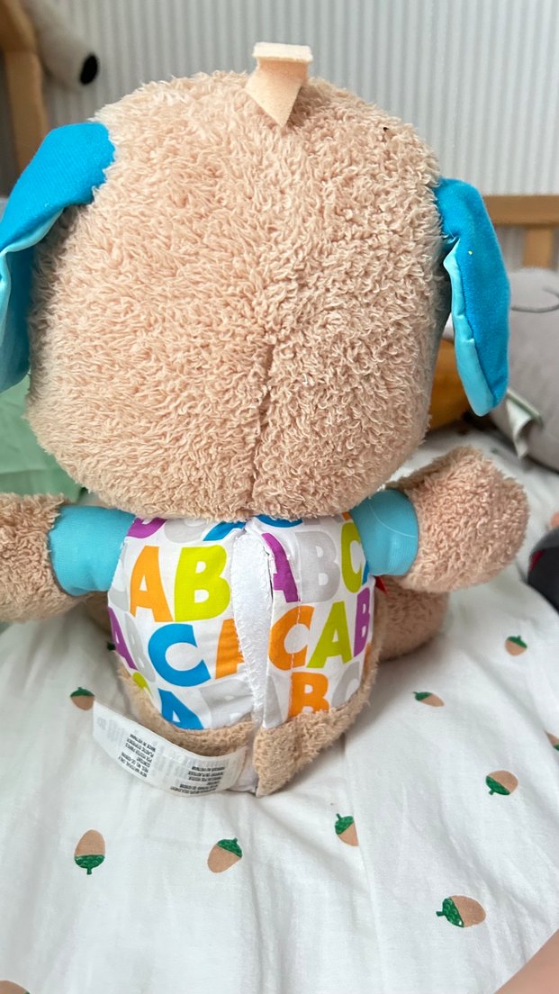 Renkli Eğitici Peluş Köpek Oyuncak - Görsel 3