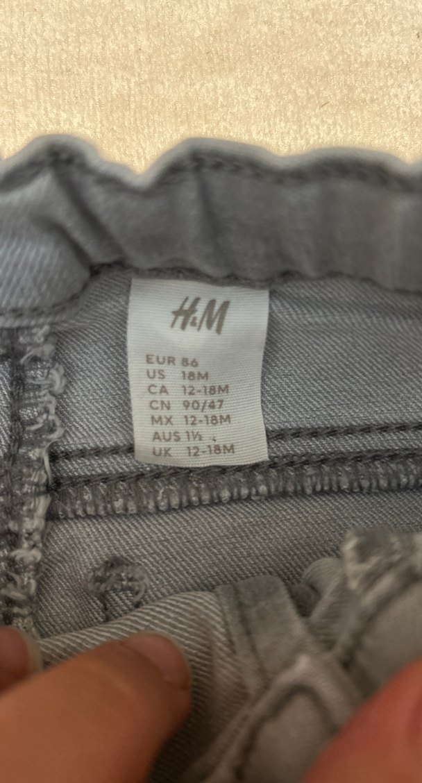 Gri Erkek Çocuk Denim Pantolon - Görsel 2