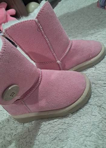 Kız Çocuk Pembe Kürklü ugg Bot - Görsel 2