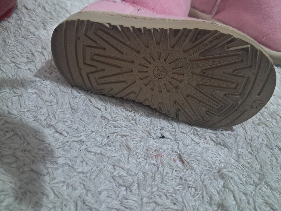 Kız Çocuk Pembe Kürklü ugg Bot - Görsel 5