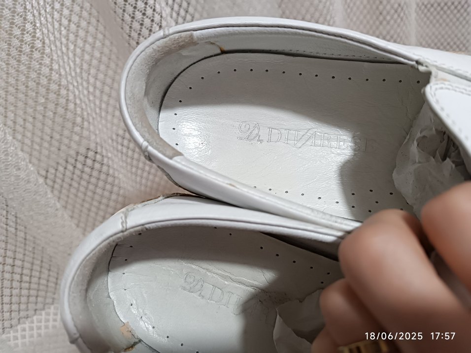 Beyaz Deri Erkek Espadril Ayakkabı - Görsel 2