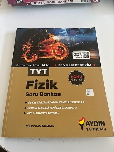 Aydın yayınları TYT Fizik soru bankası
