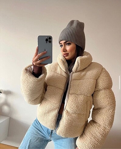 peluş mont