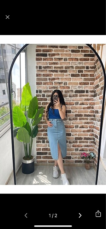 Midi kot etek 